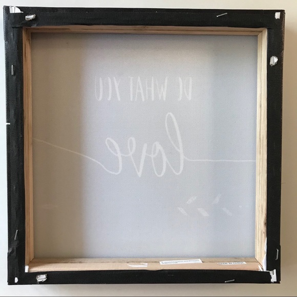 Printed Canvas ‘Do What You Love’ Art 12x12 - Picture 7 of 8